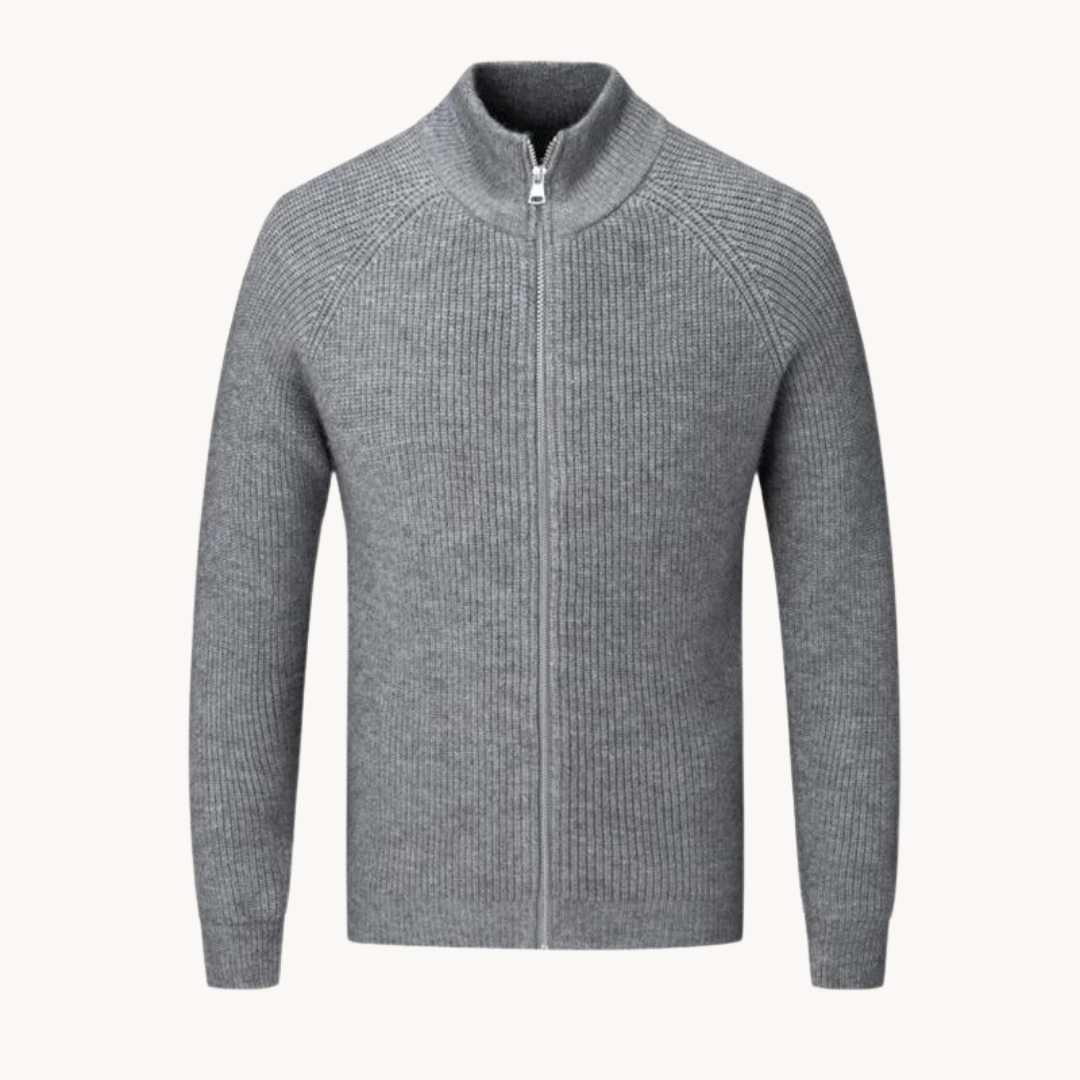 Colton Kaschmirpullover mit Reißverschluss | Marvex