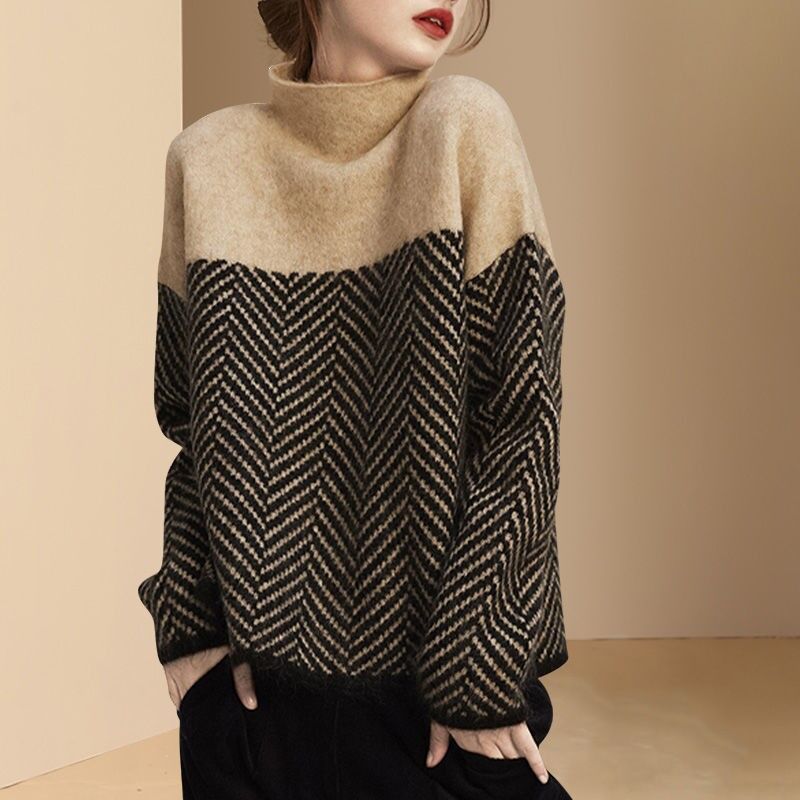 Pull chaud contrasté | Marvex