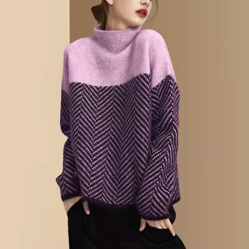 Pull chaud contrasté | Marvex