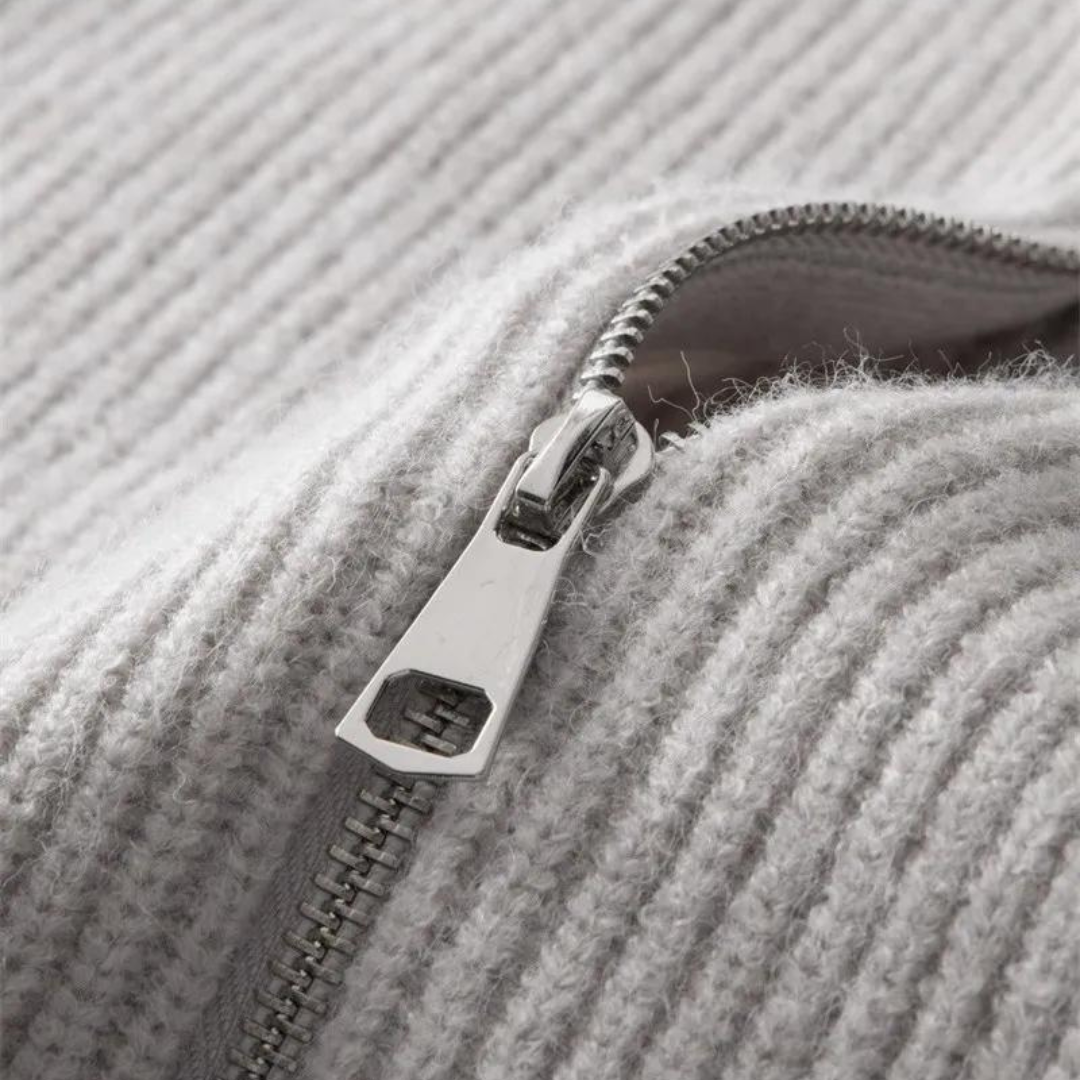 Colton Kaschmirpullover mit Reißverschluss | Marvex