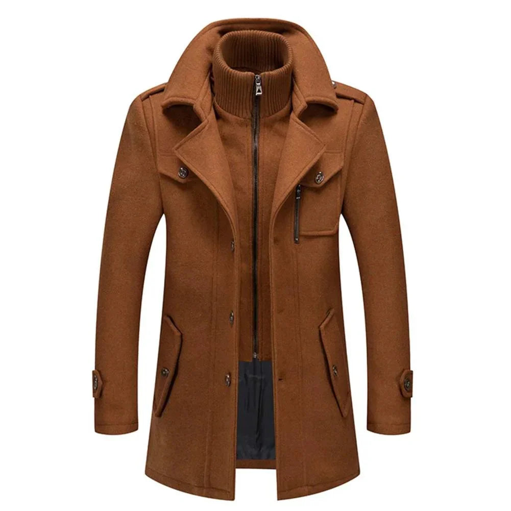 PEAKY™ • Zweiteiliger Herrenmantel mit Stil und Wärme