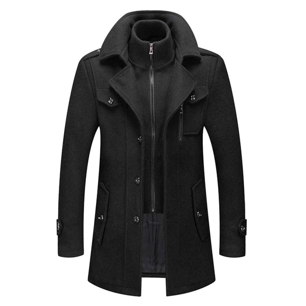 PEAKY™ • Zweiteiliger Herrenmantel mit Stil und Wärme